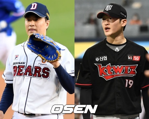 [사진] 이영하(좌)와 배제성