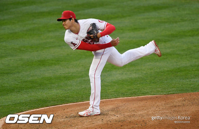 [사진] LA 에인절스의 오타니 쇼혜이. ⓒGettyimages(무단전재 및 재배포 금지)