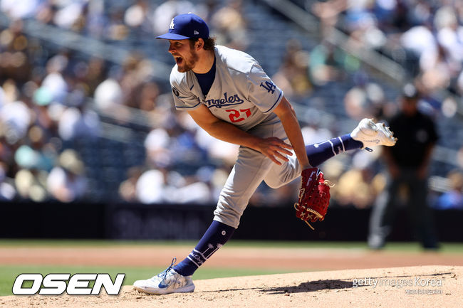 [사진] LA 다저스 트레버 바우어. ⓒGettyimages(무단전재 및 재배포 금지)