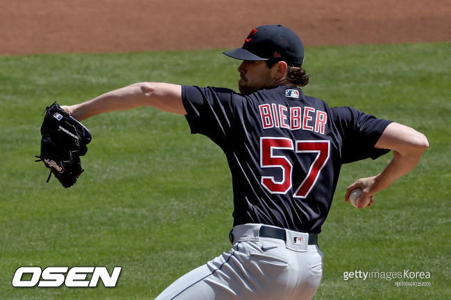 [사진] 클리블랜드 인디언스 셰인 비버. ⓒGettyimages(무단전재 및 재배포 금지)