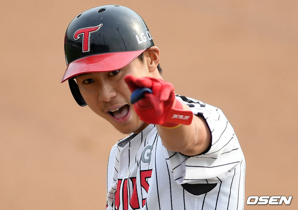 2020 퓨처스리그, LG 한석현이 세리머니를 하고 있다./ sunday@osen.co.kr