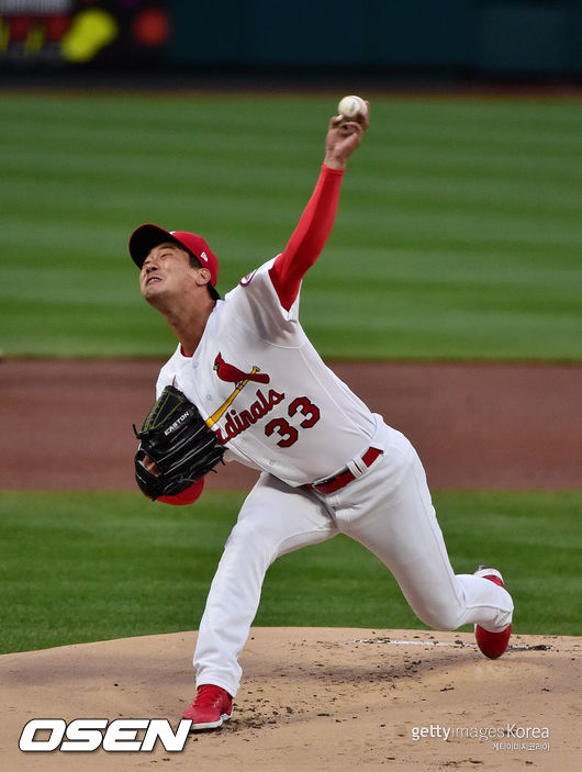 [사진] 세인트루이스 김광현. ⓒGettyimages(무단전재 및 재배포 금지)