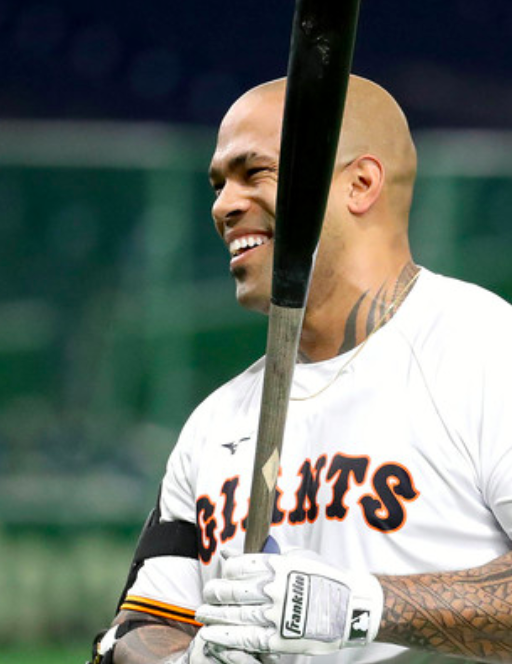 [사진] 에릭 테임즈 /요미우리 자이언츠 홈페이지