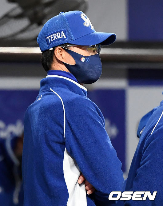 210413 삼성 허삼영 감독 /sunday@osen.co.kr