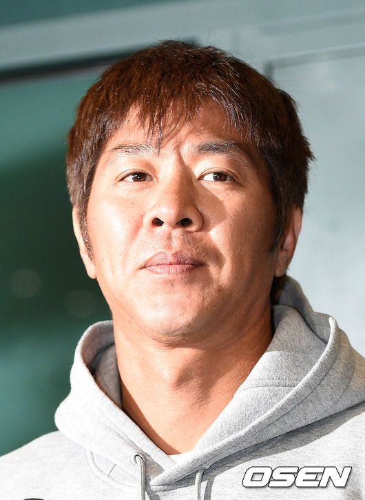 KIA 임창용이 인터뷰를 갖고 있다. /sunday@osen.co.kr