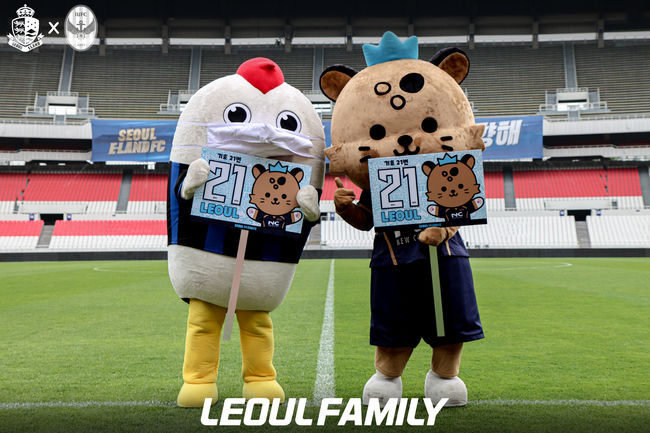 인천 유나이티드의 유티(좌)와 서울 이랜드의 레울(우). [사진] 서울 이랜드 제공