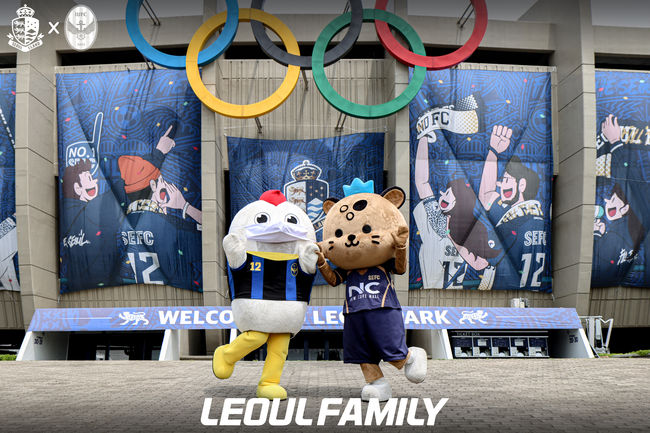 인천 유나이티드의 유티(좌)와 서울 이랜드의 레울(우). [사진] 서울 이랜드 제공