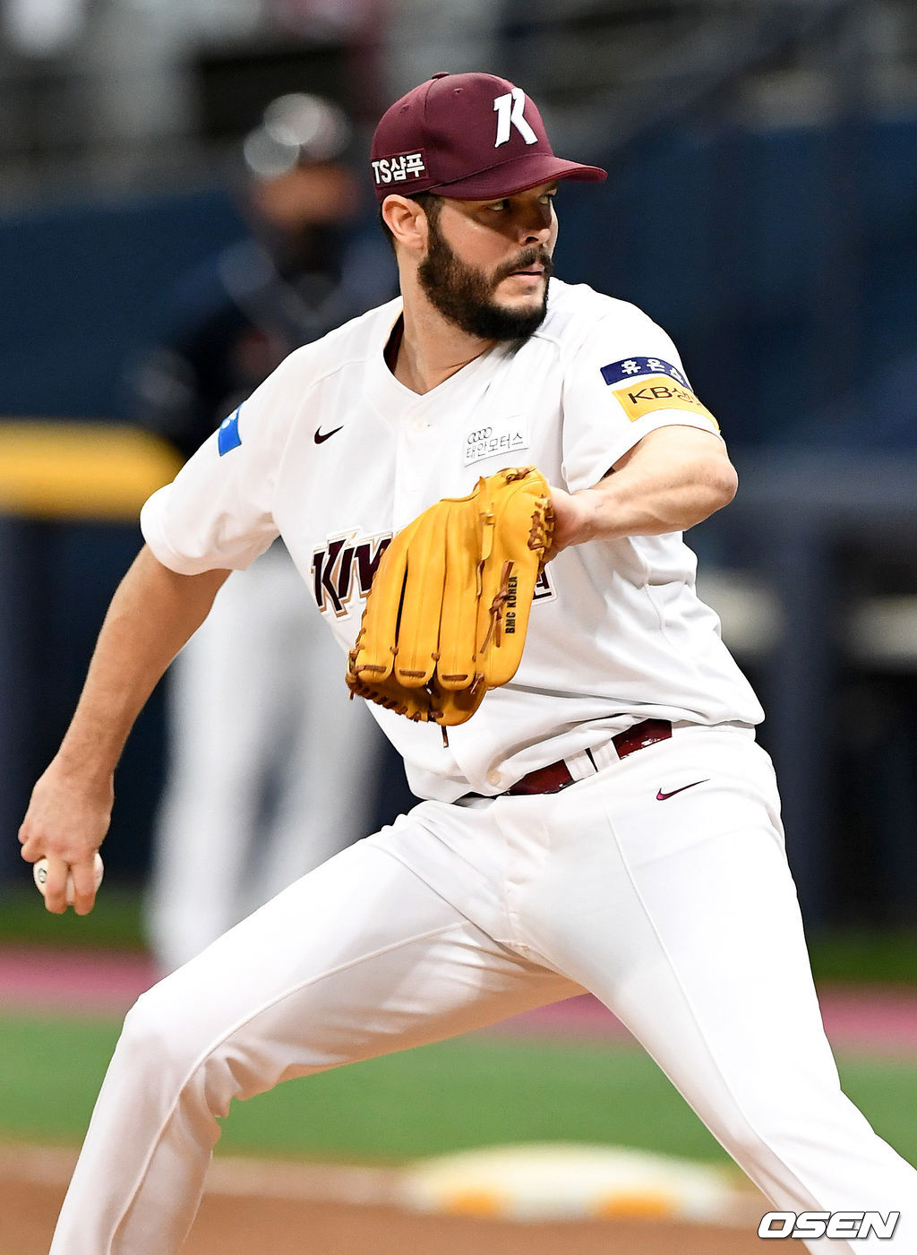 키움 선발 브리검이 힘차게 공을 뿌리고 있다. / dreamer@osen.co.kr