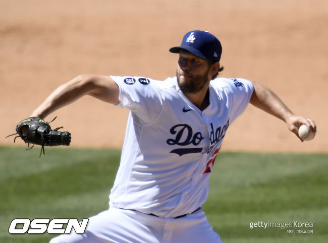 [사진] LA 다저스 클레이튼 커쇼. Gettyimages(무단전재 및 재배포 금지)