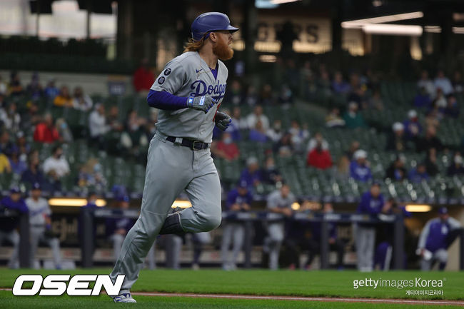 [사진] 다저스 저스틴 터너. ⓒGettyimages(무단전재 및 재배포 금지)