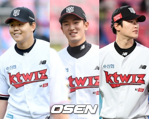[사진] (좌측부터) 소형준-고영표-배제성