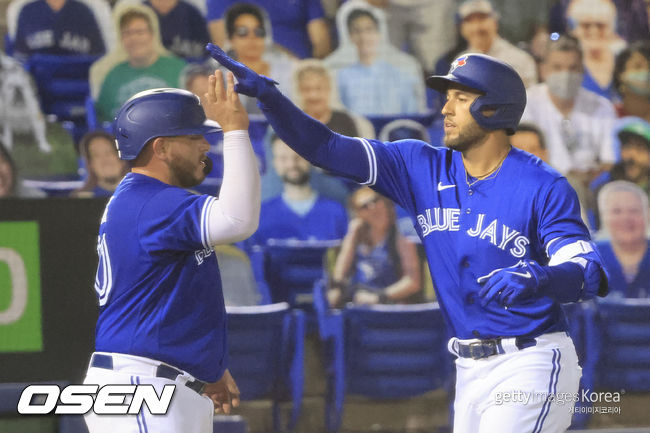 [사진] 토론토 블루제이스 조지 스프링어. ⓒGettyimages(무단전재 및 재배포 금지)
