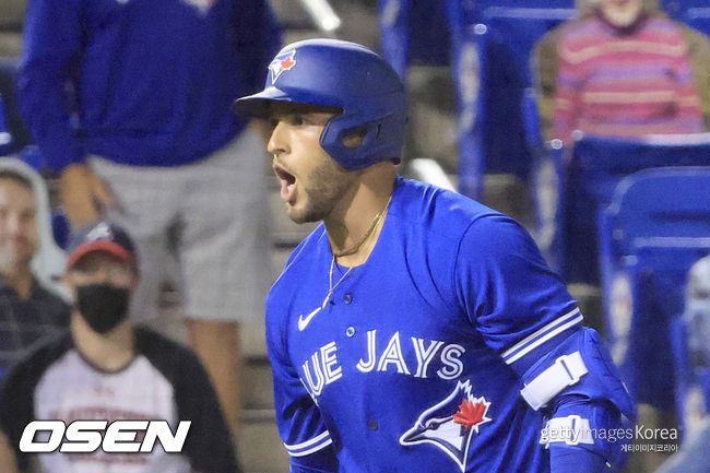 [사진] 토론토 블루제이스 조지 스프링어. ⓒGettyimages(무단전재 및 재배포 금지)