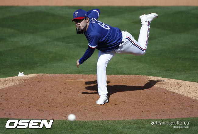 [사진] 텍사스 레인저스 양현종. ⓒGettyimages(무단전재 및 재배포 금지)