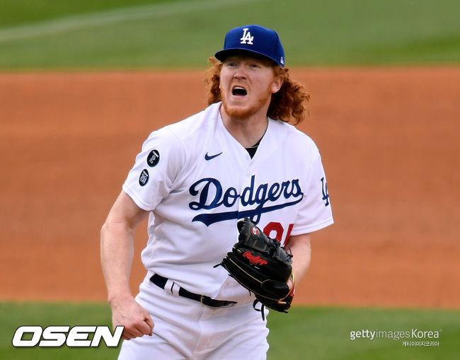 [사진] LA 다저스 더스틴 메이. ⓒGettyimages(무단전재 및 재배포 금지)