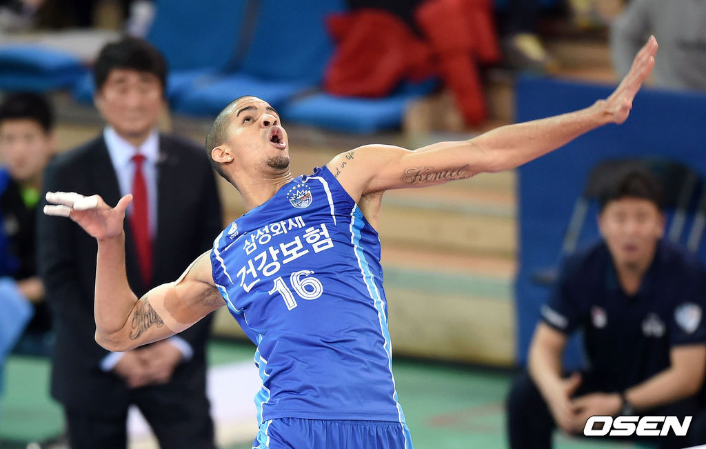 [사진] 삼성화재 시절 레오나르도 레이바. /OSEN DB 