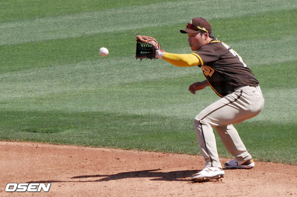 [OSEN=글렌데일(미 애리조나주), 이사부 통신원] 샌디에이고의 김하성. /lsboo@osen.co.kr