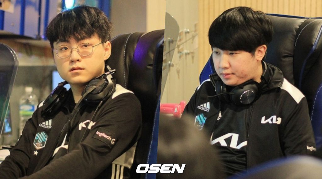 '쇼메이커' 허수(왼쪽)와 '칸' 김동하.