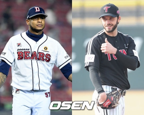 [사진] 아리엘 미란다(좌)와 앤드류 수아레즈