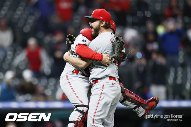 [사진] 노히트노런을 달성한 신시내티 레즈 웨이드 마일리. ⓒGettyimages(무단전재 및 재배포 금지)