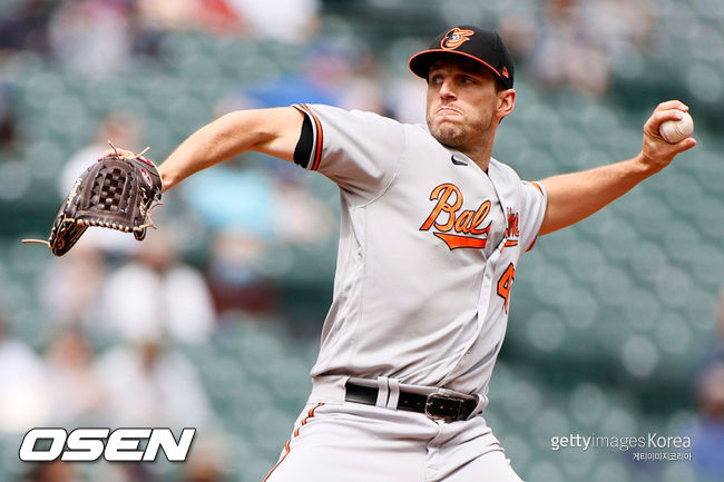 [사진]볼티모어의 존 민스. ⓒGettyimages(무단전재 및 재배포 금지)