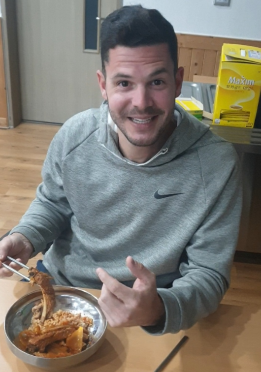 [사진] 자가격리 중인 키움 외국인투수 제이크 브리검 / 키움 히어로즈 제공