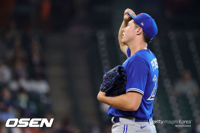 [사진] 토론토 투수 네이트 피어슨. ⓒGettyimages(무단전재 및 재배포 금지)