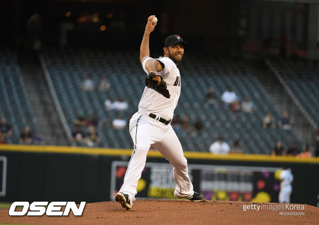 [사진] 애리조나 매디슨 범가너. ⓒGettyimages(무단전재 및 재배포 금지)