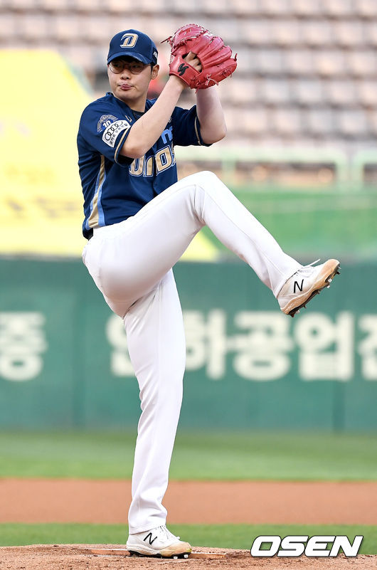 NC 선발 김영규가 힘차게 공을 뿌리고 있다. / dreamer@osen.co.kr