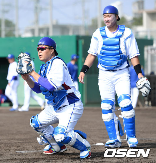 2017년 WBC 대표팀 시절 양의지-김태군 /sunday@osen.co.kr
