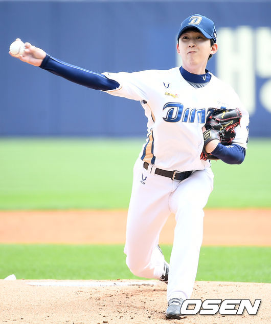 2일 창원NC파크에서 ‘2021 신한은행 SOL KBO리그’ NC 다이노스와 키움 히어로즈의 경기가 열렸다. 1회초 NC 선발 박정수가 마운드에 올라 힘차게 공을 뿌리고 있다./ksl0919@osen.co.kr