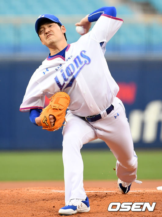 210429 삼성 백정현./ksl0919@osen.co.kr