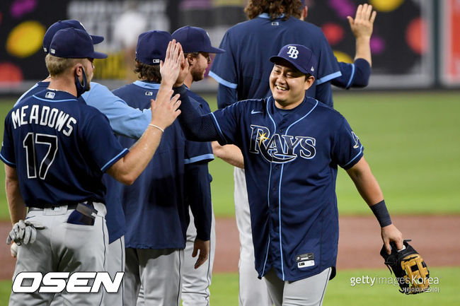 [사진] 최지만 2021/ 5/ 20 ⓒGettyimages(무단전재 및 재배포 금지)