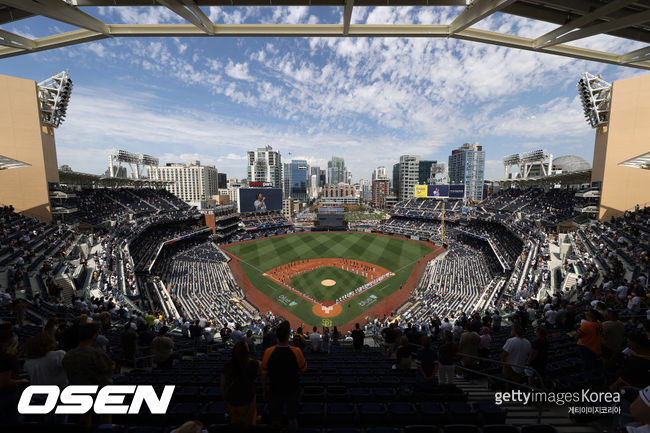 [사진] 샌디에이고 파드리스의 홈구장 펫코 파크 전경.ⓒGettyimages(무단전재 및 재배포 금지)