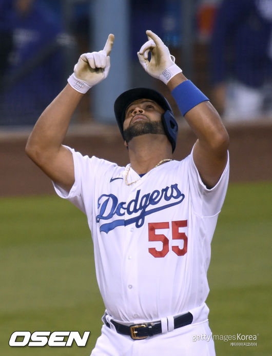 [사진] LA 다저스 알버트 푸홀스. ⓒGettyimages(무단전재 및 재배포 금지)