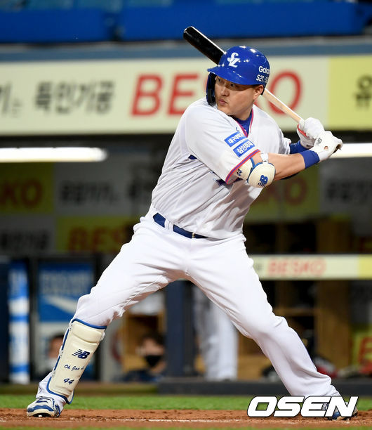 210429 삼성 오재일./ksl0919@osen.co.kr