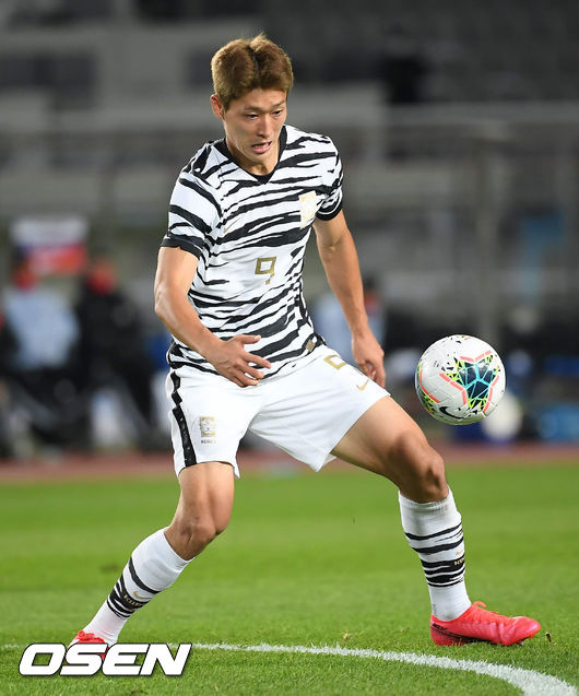 [사진=박준형 기자] 201009 올림픽대표팀 조규성 / soul1014@osen.co.kr