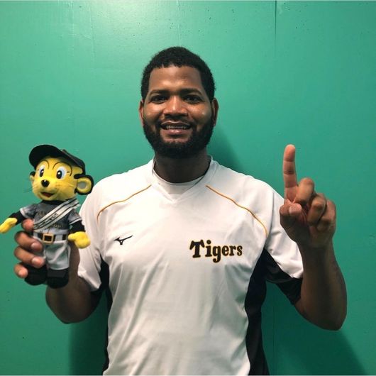 [사진] 라울 알칸타라 / 한신 타이거즈 공식 SNS 캡처