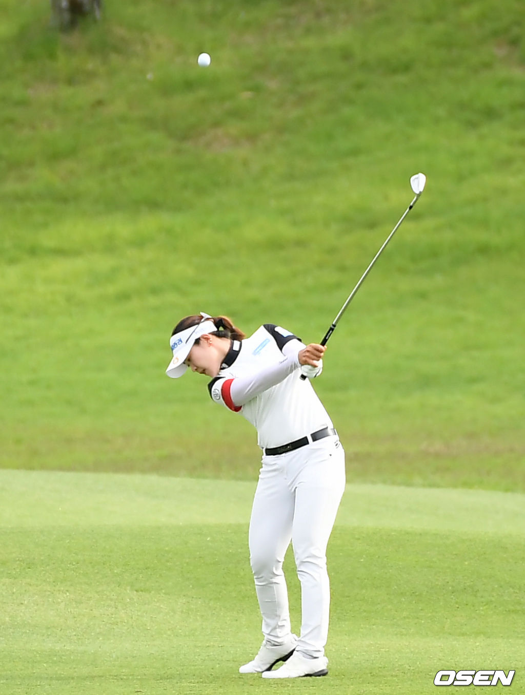 17번홀 박민지가 세켠샷을 하고 있다./ksl0919@osen.co.kr
