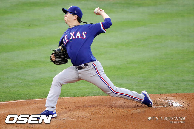[사진] 텍사스 레인저스 양현종. ⓒGettyimages(무단전재 및 재배포 금지)