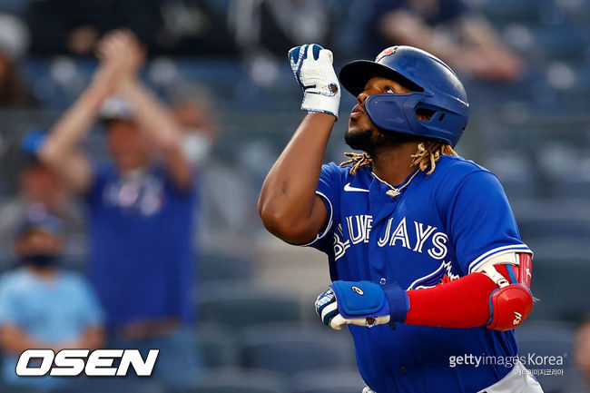 [사진] 토론토의 블라디미르 게레로 주니어. ⓒGettyimages(무단전재 및 재배포 금지)