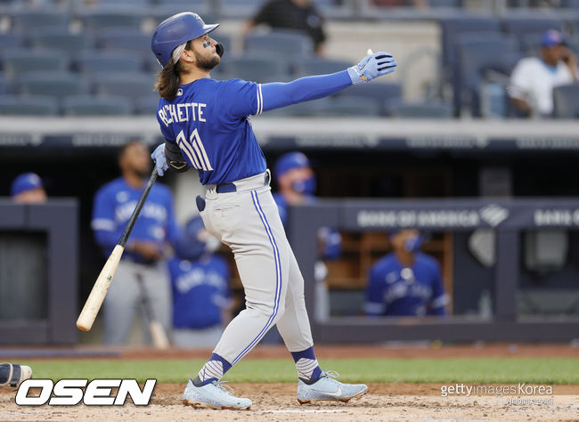 [사진] 토론토 블루제이스 보 비솃. ⓒGettyimages(무단전재 및 재배포 금지)