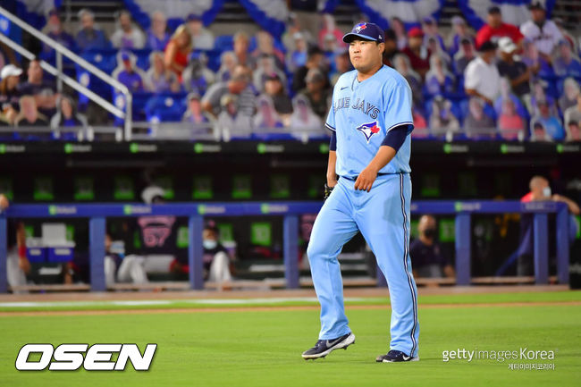 [사진] 토론토 류현진이 29일(한국시간) 클리블랜드 상대로 선발 등판한다. ⓒGettyimages(무단전재 및 재배포 금지)