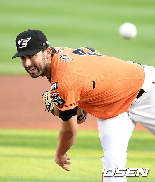 1회초 한화 카펜터가 역투하고 있다. 2021.05.28 /jpnews@osen.co.kr