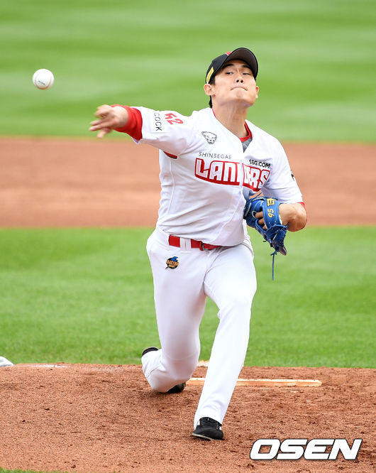 2회말 SSG 장지훈이 역투하고 있다. 2021.05.29 /jpnews@osen.co.kr