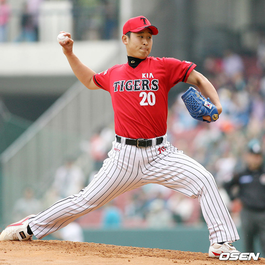 2007년 5월 19일 서울 잠실야구장에서 열린 KIA와 두산의 경기, KIA 선발투수 윤석민이 역투하고 있다. /ajyoung@osen.co.kr