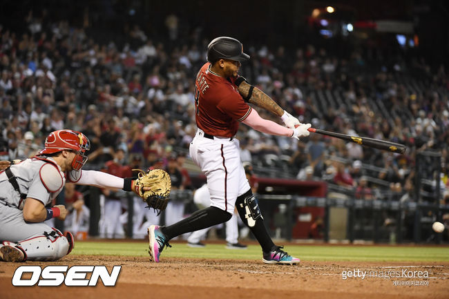 [사진] 애리조나 다이아몬드백스 케텔 마르테. 21.5.31. ⓒGettyimages(무단전재 및 재배포 금지)