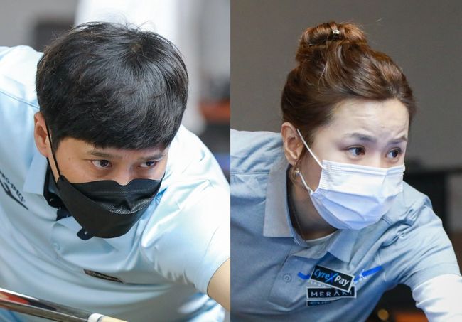 [사진]김동훈(왼쪽)과 김진아 /파이브앤식스 제공