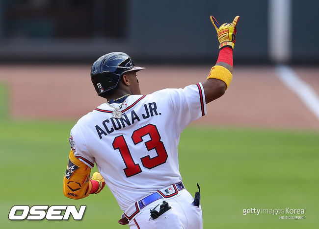 [사진] 애틀랜타 브레이브스 로날드 아쿠나 주니어. 21.6.1. ⓒGettyimages(무단전재 및 재배포 금지)