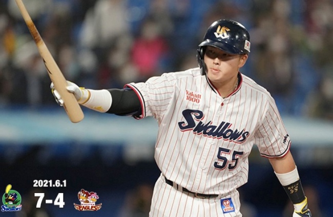 무라카미 무네타카/야쿠르트 구단 홈페이지 캡처.